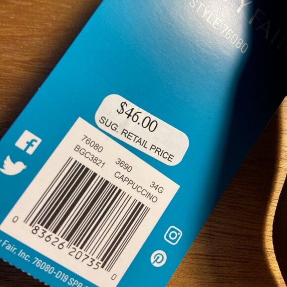 🩷🩷Vanity Fair** Cappuccino Beauty Back Minimizer Bra Size 34G 76080 NWT - Picture 8 of 9